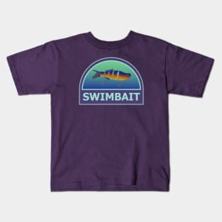 Swimbait Fishing Tacklebox Lure Label Kids T-Shirt